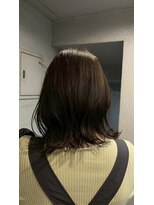 パーミル ヘア クマモト(permille ‰ hair Kumamoto)&nbsp;グレージュ×外はね×ボブ