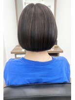 リュール バイ ヘッドライト 北千住店(lueur by HEADLIGHT)&nbsp;丸みボブ×ハイライトミルクティー