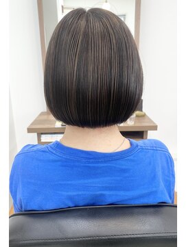 リュール バイ ヘッドライト 北千住店(lueur by HEADLIGHT) 丸みボブ×ハイライトミルクティー