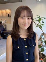 マセナ(Masena) ラベンダーベージュ/ラベンダミルクティー/韓国風レイヤーミディ