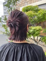 ヘアースペースマーズ&nbsp;４０代×白髪染めなしカラー×ミディアム