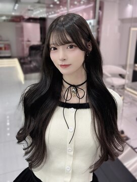 ラルム 新宿(LARME SHINJUKU) 韓国ロングレイヤー/新宿,西新宿/韓国風巻き/顔周り/髪質改善