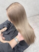 ロンド レア 天神大名店(Lond Le’a)&nbsp;オリーブグレー /ココアベージュ/黒髪/小顔に見せるヘア