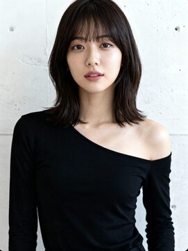 エイチ 大阪梅田(H) 外ハネボブ40代タッセルボブグラデーションカラーヘアカラー