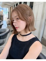 ロンド マーレ 天神大名店(Lond mare)&nbsp;大人ガーリー/小顔/ミディアムレイヤーカット/似合わせカット