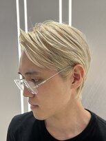 ピークアブー 表参道(PEEK-A-BOO)&nbsp;PEEK-A-BOOメンズカット　ハイトーンショート