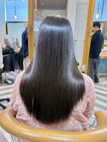 ロンドアベニール 北千住(Lond avenir)&nbsp;結べるレイヤーカット/グレージュブラウン/韓国巻き/顔周り