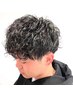 【メンズ人気No１】 メンズカット+パーマ（スパイラルなど） ￥14300→￥13750