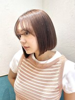 ロンド レイ 立川(Lond Ray) レイヤーボブ/ミルクティーベージュ/髪質改善/顔周り/立川