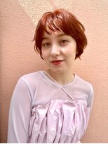 ロープ 自由が丘(lowp)&nbsp;ショート×オレンジブラウン