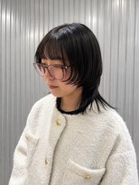 ロウクス アカサカ(LOWX.akasaka) ウルフヘア×透明感カラー