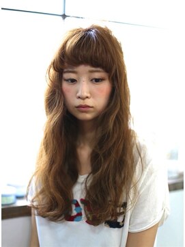ヤコブ ヘアー(Jacob hair) 【Jacob HAIR DESIGN】短めバング×ウェービィーロング