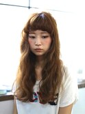 【Jacob HAIR DESIGN】短めバング×ウェービィーロング