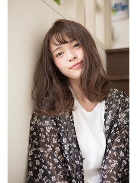 ソウ ヘア デザイン(SOU HAIR DESIGN) ミディアムボブ×Aライン×ベージュ☆30代40代50代