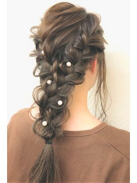 アップル(APPLE) ゆるっと編み込みスタイル