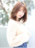 25歳からの【毛先パーマ /黒髪/ことりベージュ】射場政治