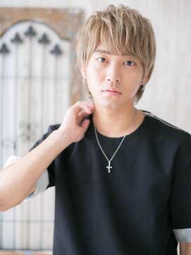 メンズヘア ビーセカンド 草加店(MENS HAIR B-2) モテ髪のサイドパートショートF