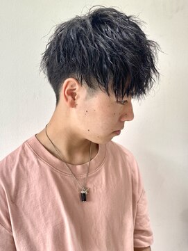 フォーク FOLK 【FOLK】スパイラル センター マッシュ ツーブロック ツイスト