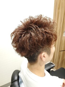 ネクサス 田町店 ツーブロすっきりマッシュパーマ<田町><芝浦>[理容室]