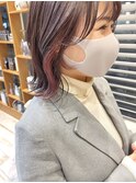 【neolive& 渋谷店】ピンクインナーカラーボブ☆