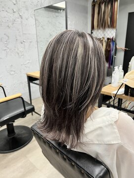 ワン(ONE) コントラストハイライト×ウルフ