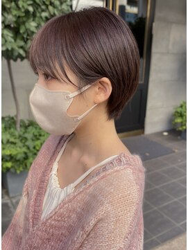 レフ(LEF) 【オダオススメ!】ラベンダーカカオ×顔周りレイヤーショート