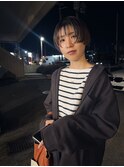 【sowi 依田】 前上がりマッシュショート