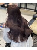 【NANAKO】パールブラウン×レイヤーカット