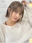 大人ボブヘア/ハイライトカラー/イルミナカラー/立川