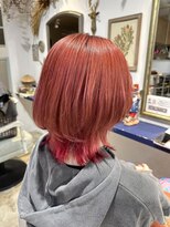 ナルヘアー 越谷(Nalu hair)&nbsp;デザインカラー/レイヤーカット/ミディアムヘア