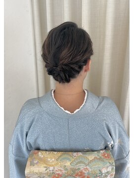 ソノ(sono) お呼ばれヘア アップスタイル 訪問着 着物ヘア まとめ髪