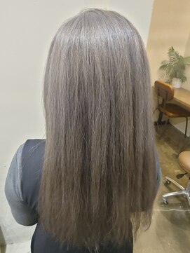 ザザ(ZAZA) 明るい白髪染め/グレージュ/グレイカラー