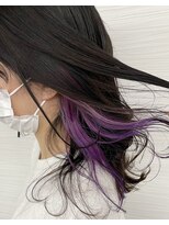 ラルム(LaRmE)&nbsp;イヤリングカラー×パープル