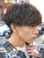 波巻きパーマツイストスパイラルパーママッシュメンズ名駅