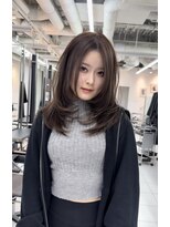 トニーアンドガイ 青山店(TONI & GUY) 内巻きレイヤー　ミディアムレイヤー　ミディアムヘア　