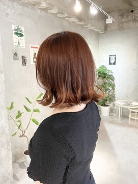 ドアホワイト(door white) オレンジブラウンカラー