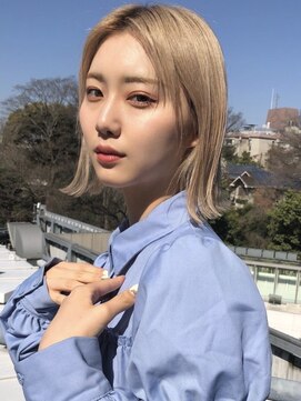 ゲーム 吉祥寺店(GAME) ミルクティーベージュ/ダブルカラー/ケアブリーチ/髪質改善/横浜