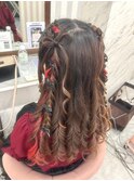 ガーリースタイル/心斎橋/ヘアメ/セットサロン