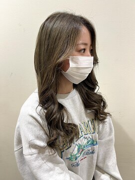 インフィニティー infinity HAIR SPACE BLOOM オリーブベージュカラー