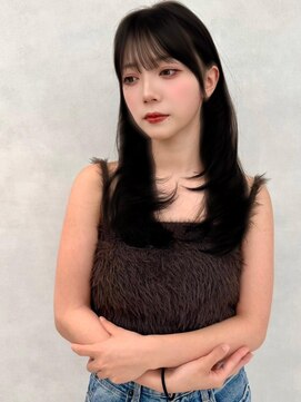 アッシュ 中野店(Ash) イメチェン/似合わせカット/フルバング/レッドブラウン/中野