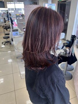 ショコララテ 【アンブレライツ】最強の白髪ぼかしピンクベージュ