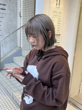 エイトヘアー(8 HAIR) 裾ミント