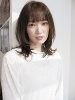 ルサロンニイマル(Le Salon 二○)&nbsp;【流音】レイヤーカット/ミディアム/オリーブブラウン/似合わせ