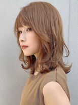 こなれヘア外ハネボブうるツヤレイヤーカット前髪#285f0419