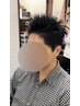 メンズカット＋ブリーチ無しワンカラー＋顔そり￥9000