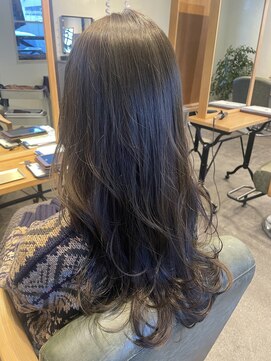 ムード マグ レーベル 南松本(MOOD Mag Label) 20代30代40代オリーブグレージュレイヤーカット