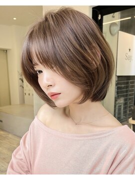 セイドット フクオカ(Say.FUKUOKA) 【Say.福岡】長めショートボブ×伸ばしかけショート×髪質改善
