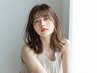 【10時以降限定】カット＋透明感カラー＋3stepトリートメント　￥10500