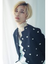 リスボーン(RESBORN) 【20,30代ナノバブルブリーチカラーでショートを楽しむ】