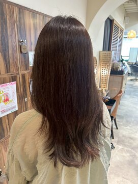 ヘアリゾート粋 トゥジュ 池袋東口店(tujuh) ロングレイヤー/ナチュラルブラウン